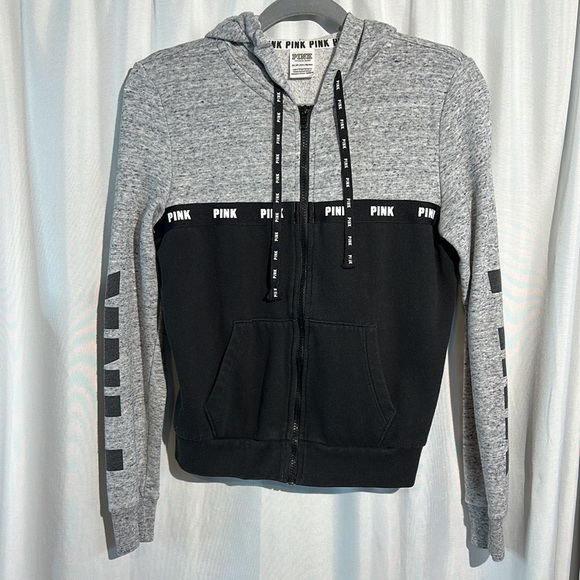 VS Pink Hooded Jacket Size XS - Picture 1 of 4